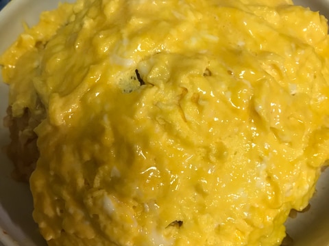 ベーコン入りオムライス